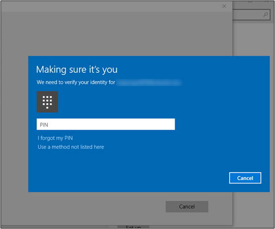 windows 10 verify account